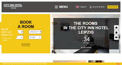 Desktop Screenshot of city-inn-hotel-leipzig.com