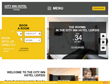 Tablet Screenshot of city-inn-hotel-leipzig.com